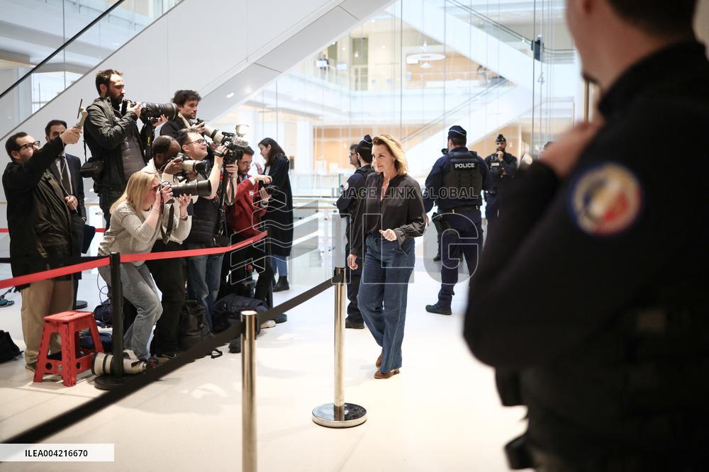 Gerard Depardieu Trial For Sexual Assault - Paris