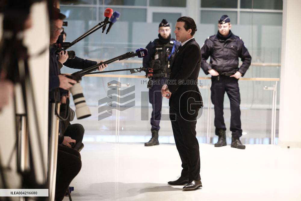 Gerard Depardieu Trial For Sexual Assault - Paris