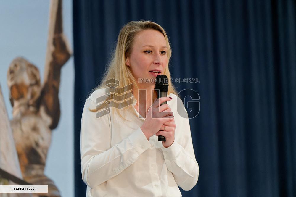 Marion Marechal Discusses Immigration Policy at Nice Meeting - Nice