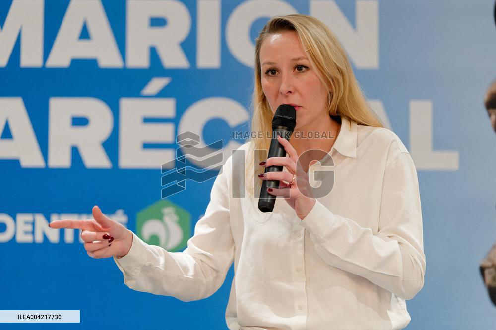 Marion Marechal Discusses Immigration Policy at Nice Meeting - Nice