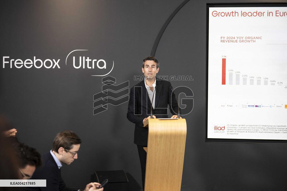 Iliad Press conference - Paris