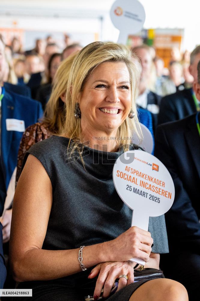 Queen Maxima at SchuldenlabNL Meeting - Amsterdam