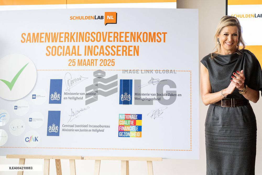 Queen Maxima at SchuldenlabNL Meeting - Amsterdam
