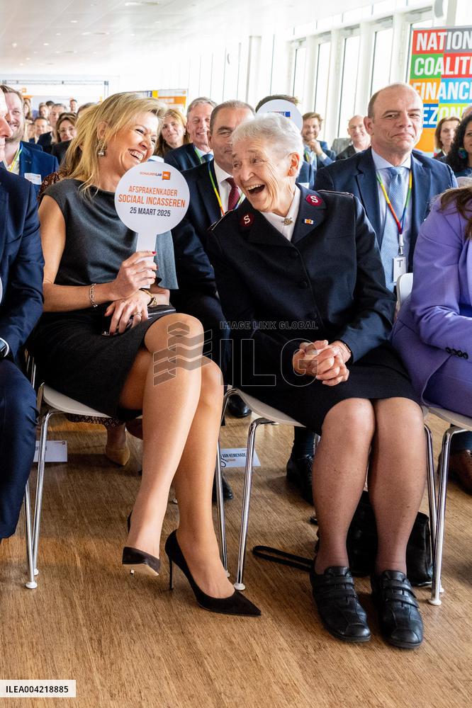 Queen Maxima at SchuldenlabNL Meeting - Amsterdam