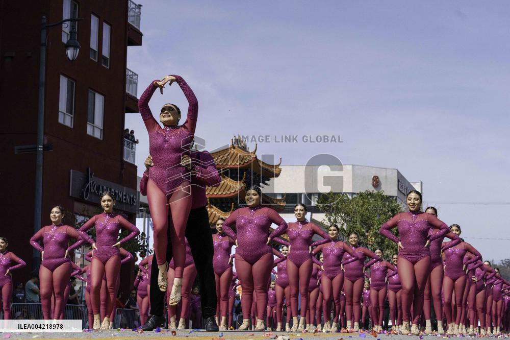 Golden Dragon Parade in Chinatown - LA