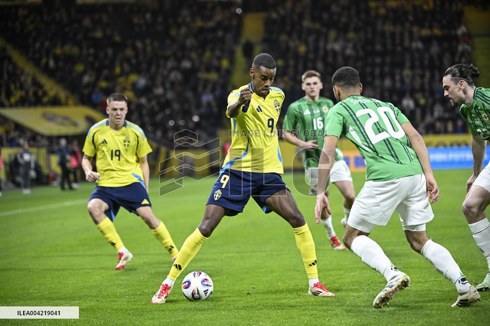 SOCCER FRIENDLY SWEDEN-NORTHERN IRELAND