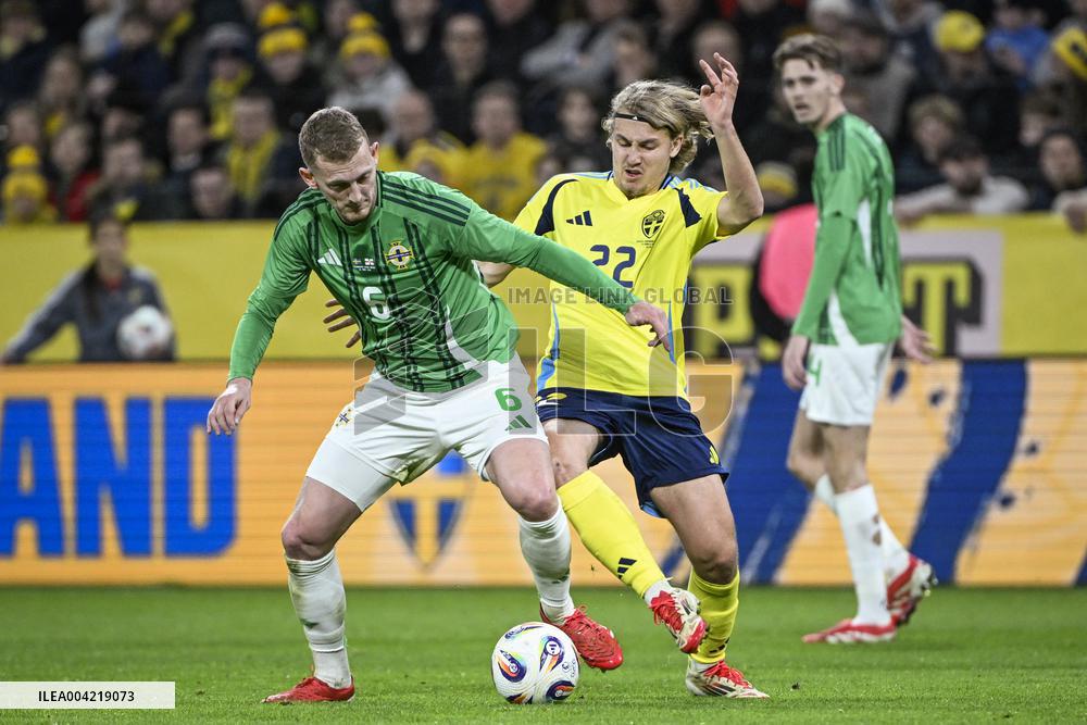 SOCCER FRIENDLY SWEDEN-NORTHERN IRELAND