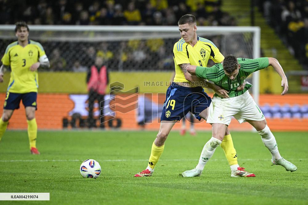 SOCCER FRIENDLY SWEDEN-NORTHERN IRELAND