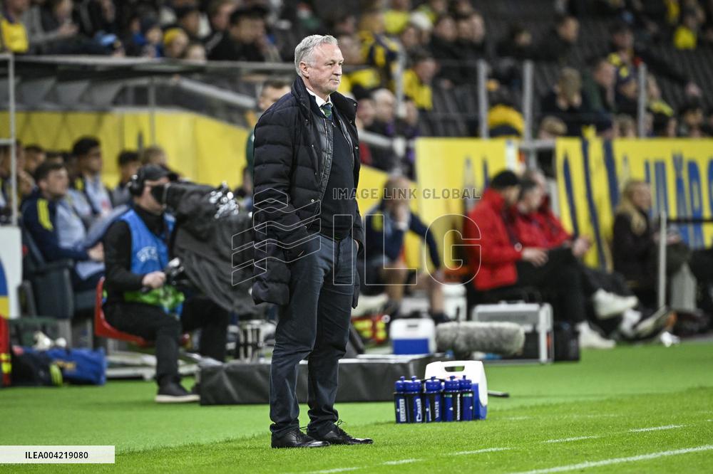 SOCCER FRIENDLY SWEDEN-NORTHERN IRELAND