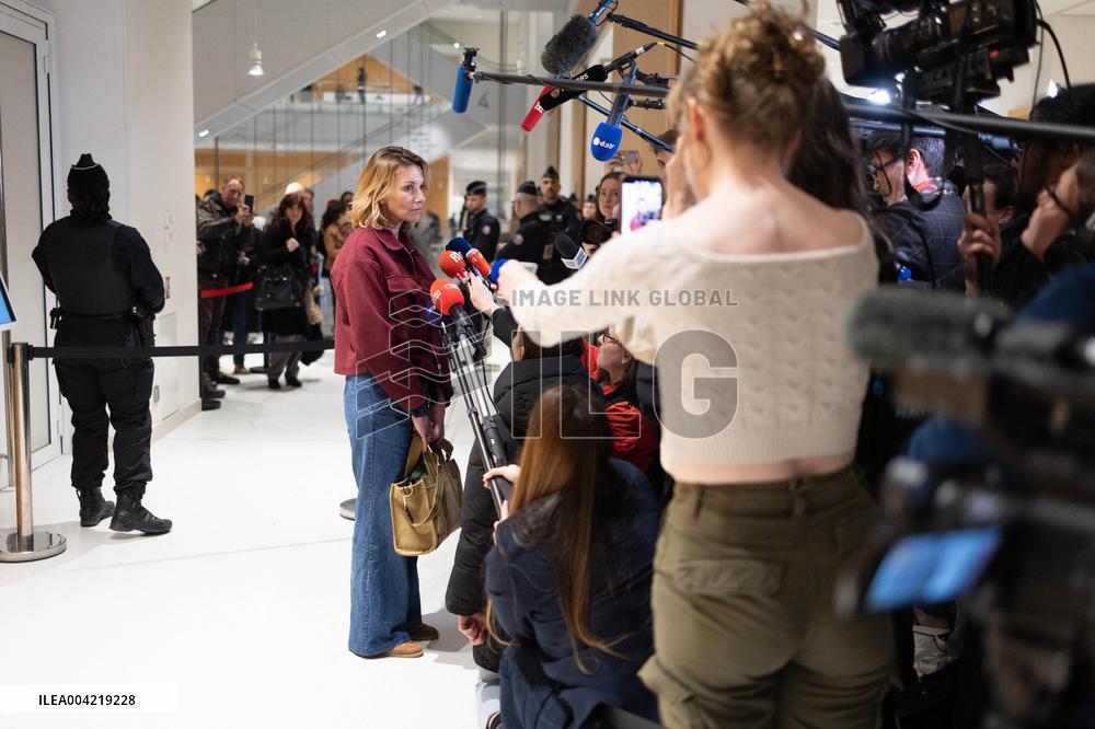 Gerard Depardieu Trial For Sexual Assault - Paris