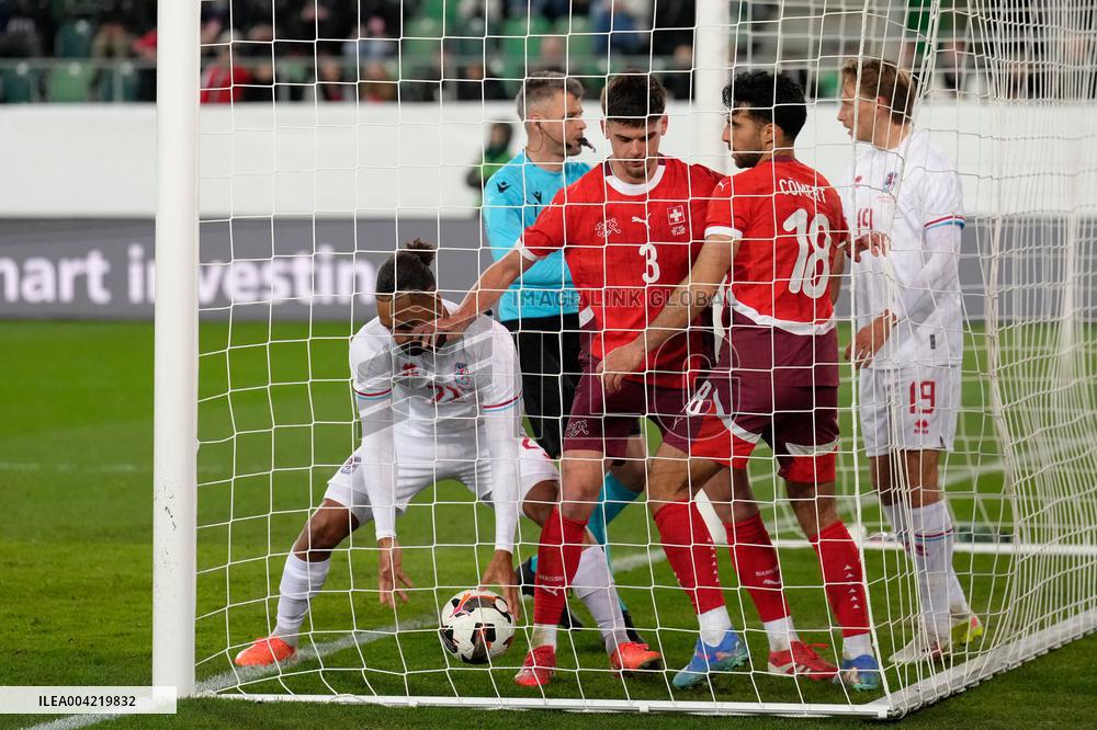 CALCIO - Amichevole - Switzerland vs Luxembourg
