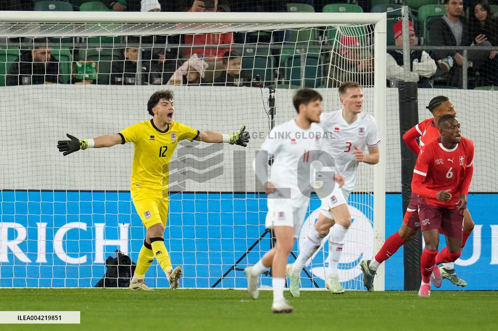 CALCIO - Amichevole - Switzerland vs Luxembourg