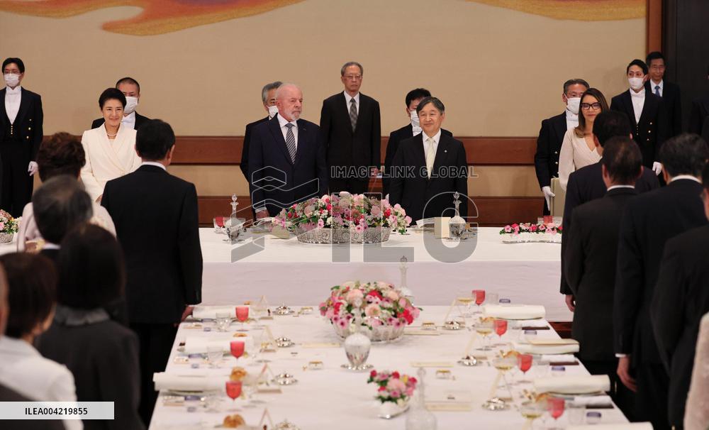 Imperial banquet for Brazilian president