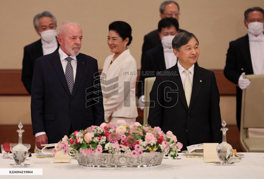 Imperial banquet for Brazilian president