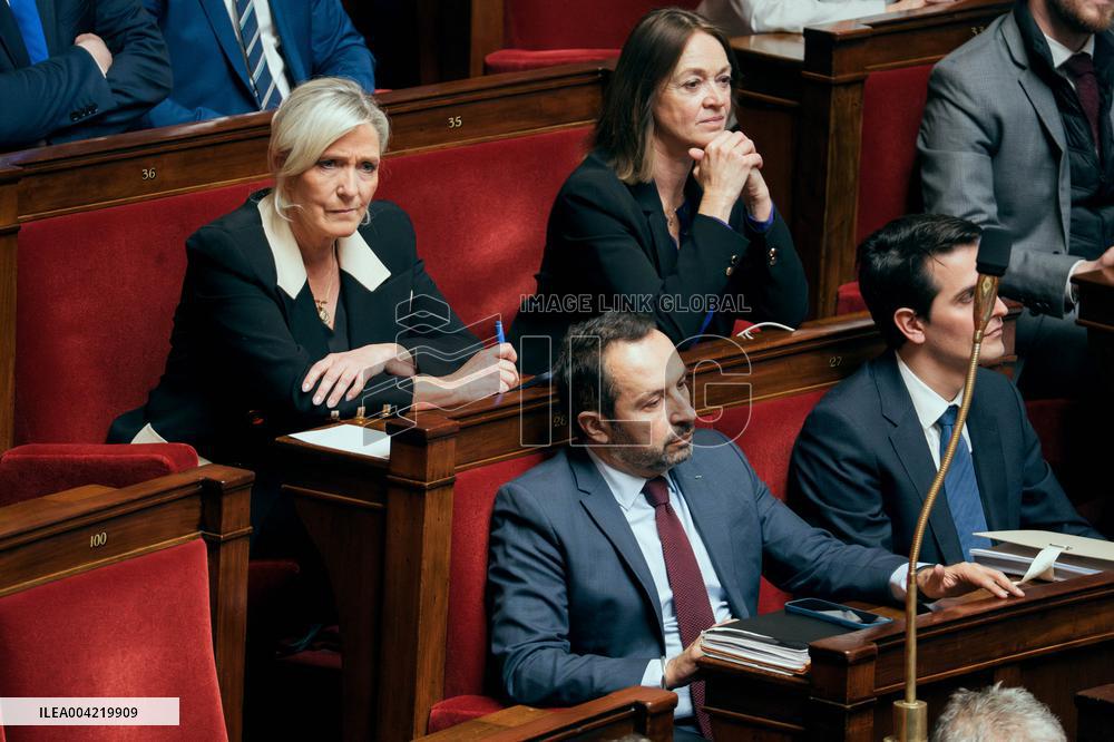 Questions to the government at the National Assembly - Paris AJ