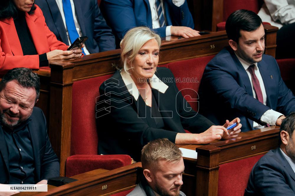 Questions to the government at the National Assembly - Paris AJ