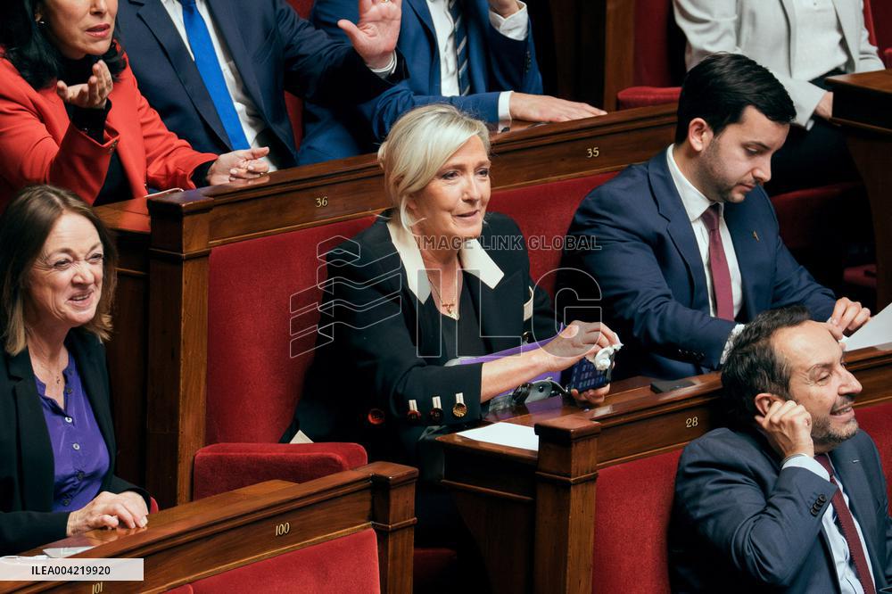 Questions to the government at the National Assembly - Paris AJ