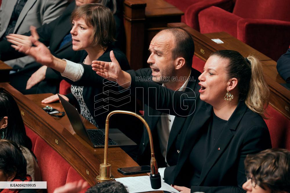 Questions to the government at the National Assembly - Paris AJ