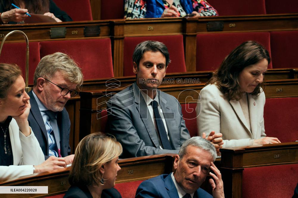 Questions to the government at the National Assembly - Paris AJ