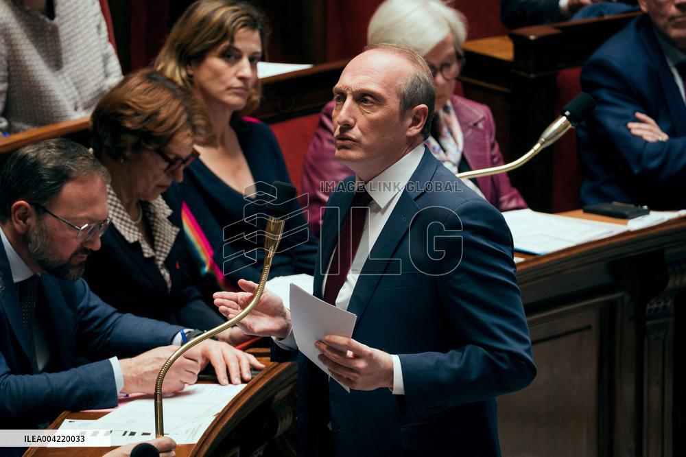 Questions to the government at the National Assembly - Paris AJ