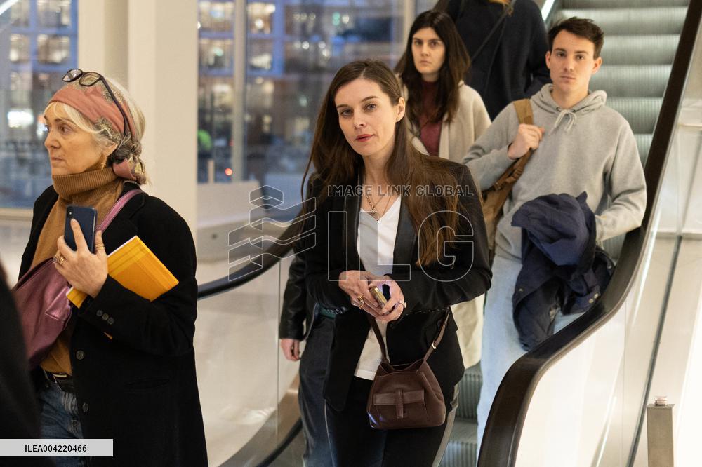 Magda Vavrusova Leaves Depardieu Trial For Sexual Assault - Paris