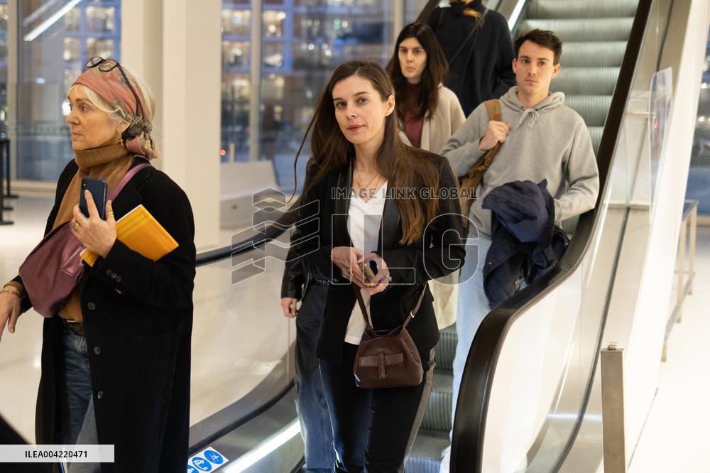 Magda Vavrusova Leaves Depardieu Trial For Sexual Assault - Paris