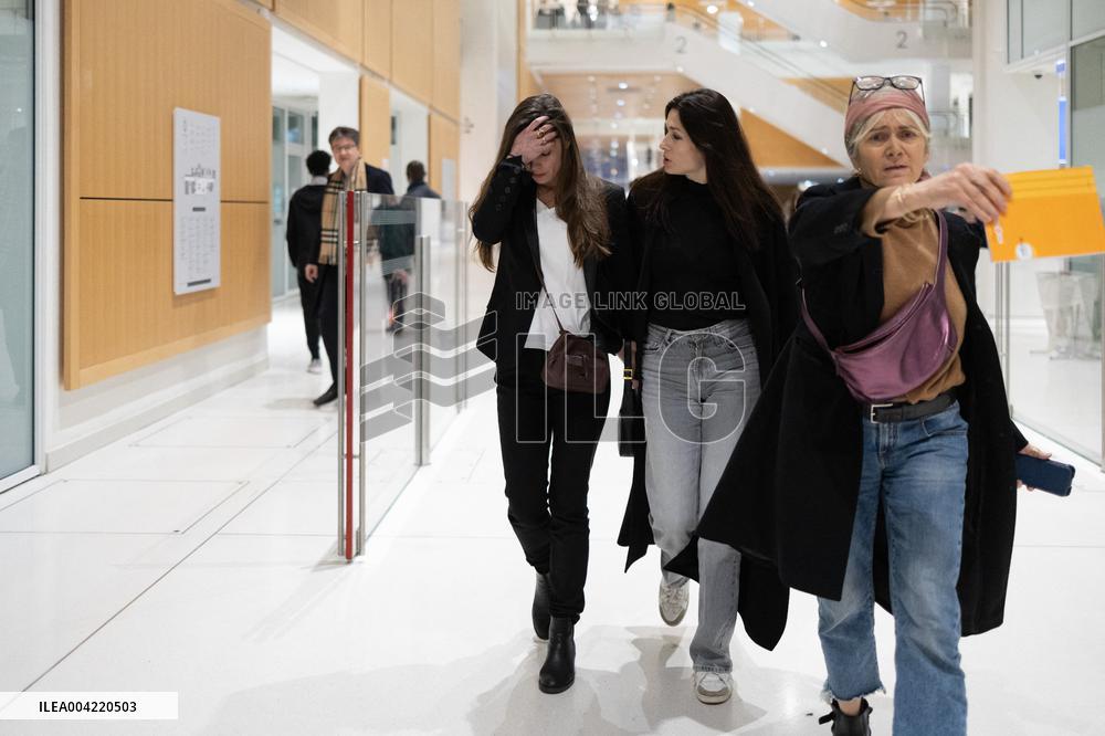 Magda Vavrusova Leaves Depardieu Trial For Sexual Assault - Paris