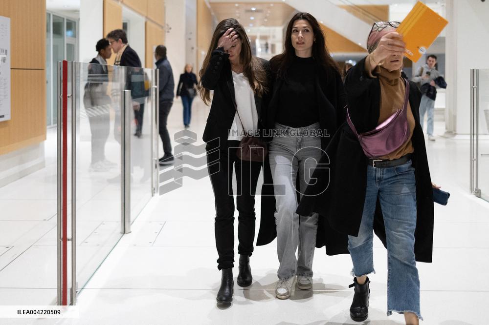 Magda Vavrusova Leaves Depardieu Trial For Sexual Assault - Paris