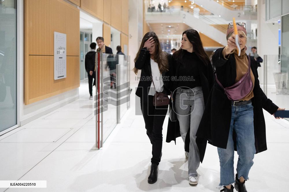 Magda Vavrusova Leaves Depardieu Trial For Sexual Assault - Paris