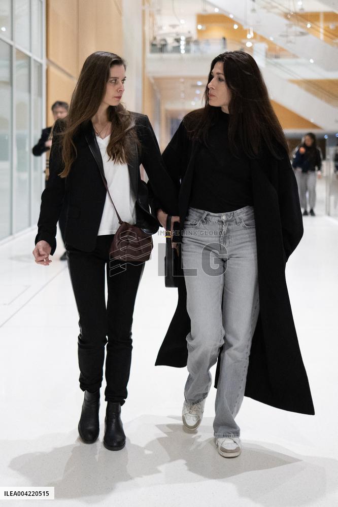 Magda Vavrusova Leaves Depardieu Trial For Sexual Assault - Paris