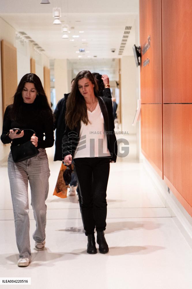 Magda Vavrusova Leaves Depardieu Trial For Sexual Assault - Paris