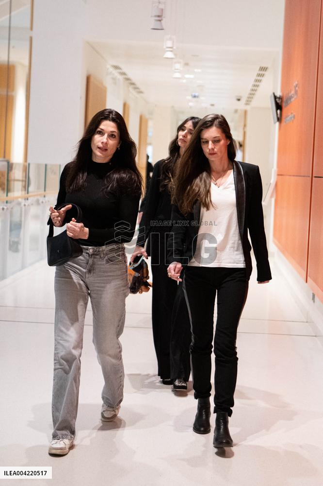 Magda Vavrusova Leaves Depardieu Trial For Sexual Assault - Paris