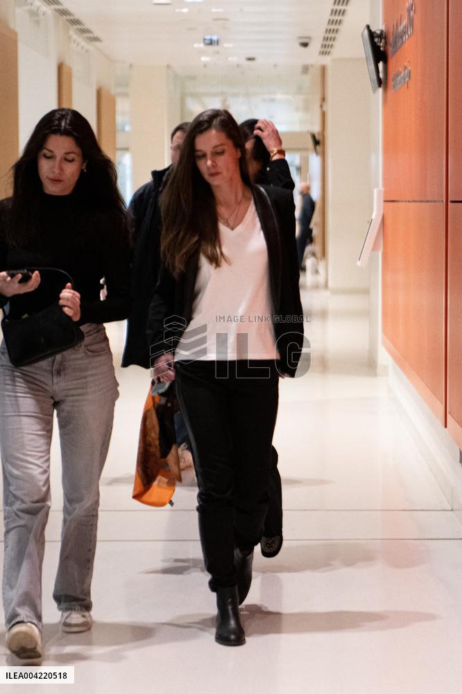 Magda Vavrusova Leaves Depardieu Trial For Sexual Assault - Paris