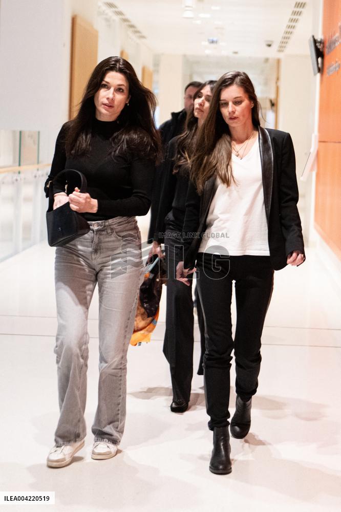 Magda Vavrusova Leaves Depardieu Trial For Sexual Assault - Paris