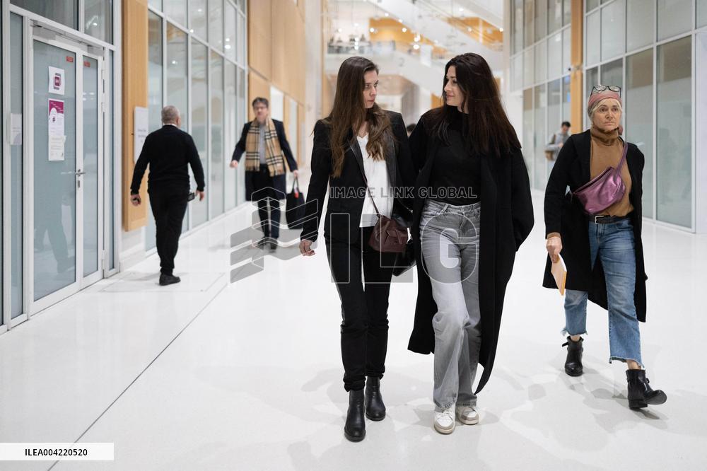 Magda Vavrusova Leaves Depardieu Trial For Sexual Assault - Paris