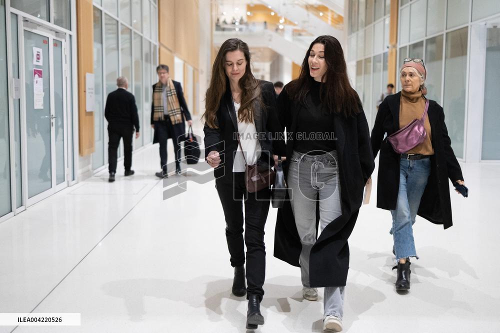 Magda Vavrusova Leaves Depardieu Trial For Sexual Assault - Paris