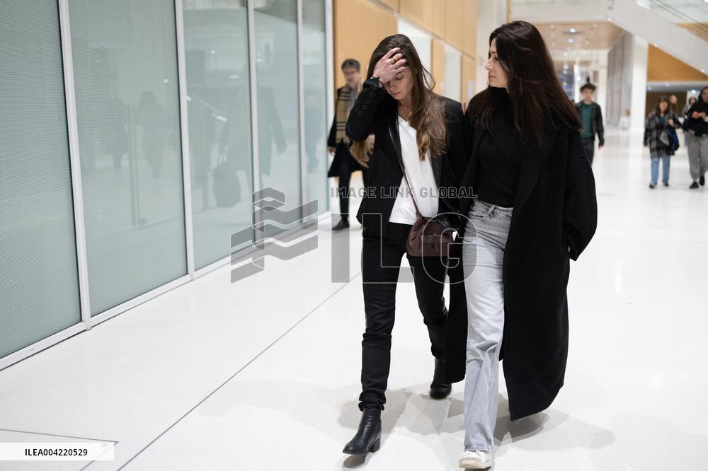 Magda Vavrusova Leaves Depardieu Trial For Sexual Assault - Paris