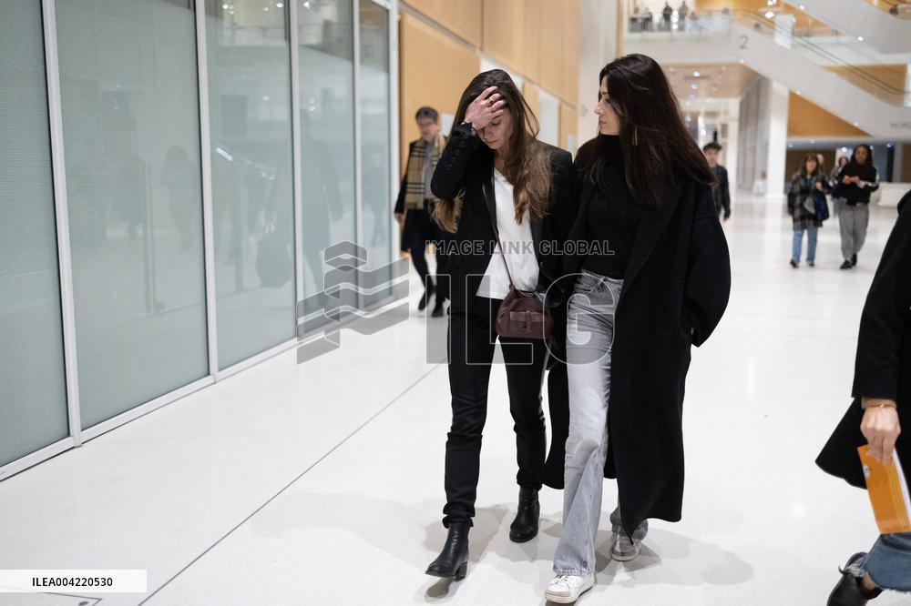 Magda Vavrusova Leaves Depardieu Trial For Sexual Assault - Paris