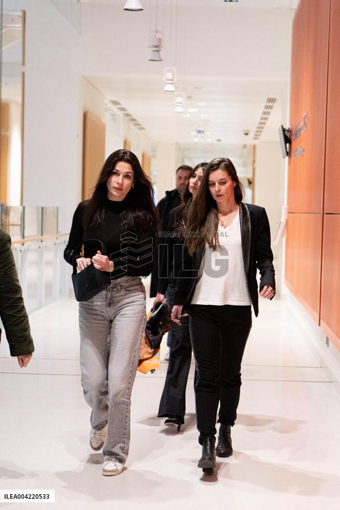 Magda Vavrusova Leaves Depardieu Trial For Sexual Assault - Paris