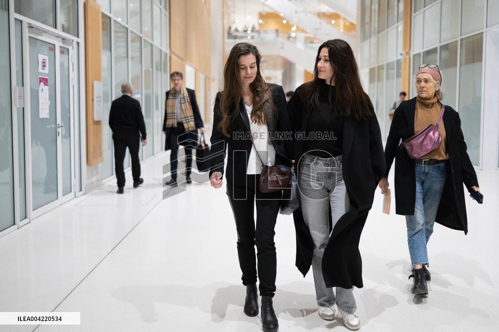 Magda Vavrusova Leaves Depardieu Trial For Sexual Assault - Paris