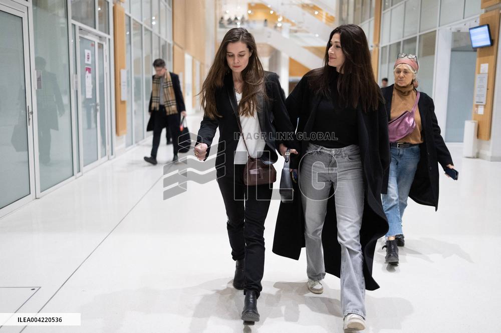 Magda Vavrusova Leaves Depardieu Trial For Sexual Assault - Paris