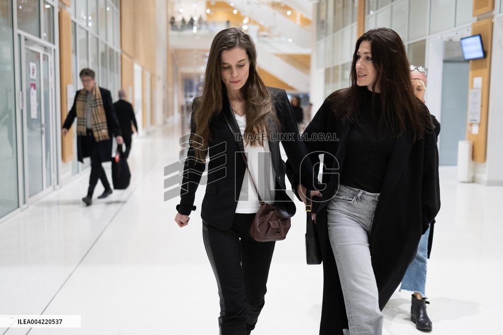 Magda Vavrusova Leaves Depardieu Trial For Sexual Assault - Paris