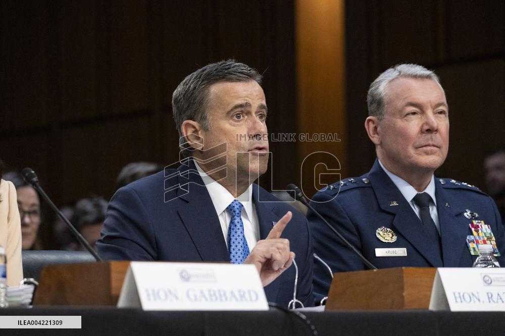 US Senate Select Committee on Intelligence Hearing Examining Worldwide Threats