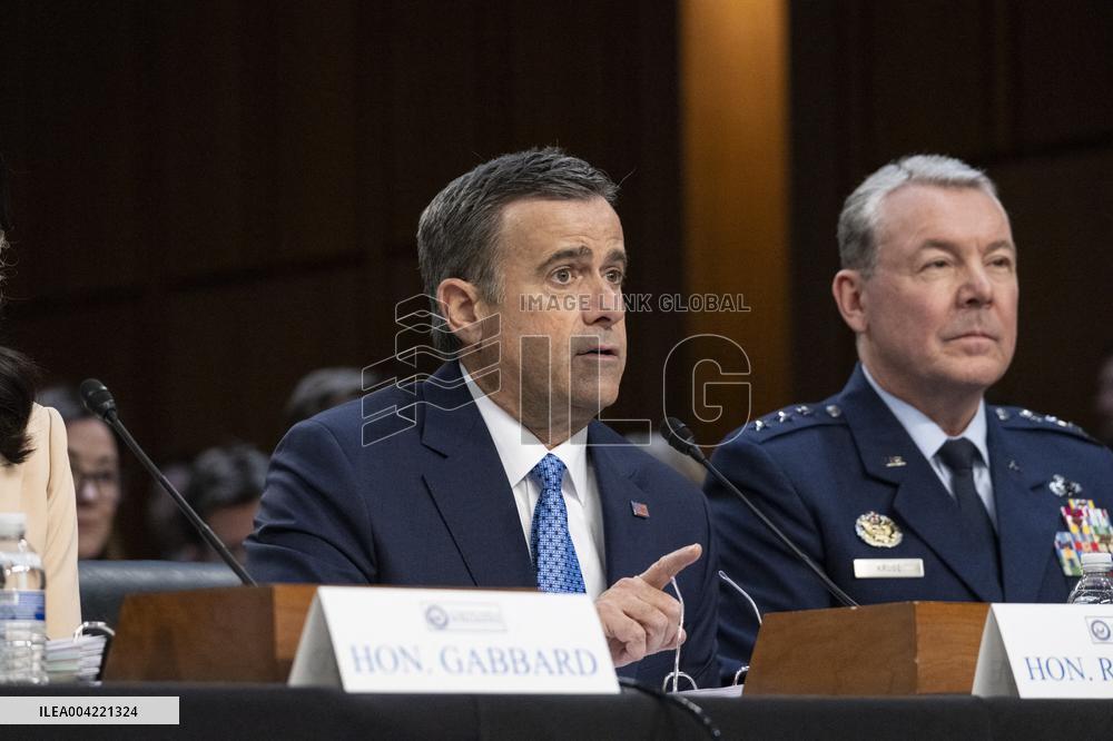 US Senate Select Committee on Intelligence Hearing Examining Worldwide Threats