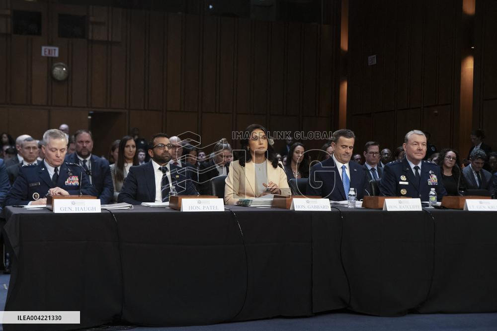 US Senate Select Committee on Intelligence Hearing Examining Worldwide Threats