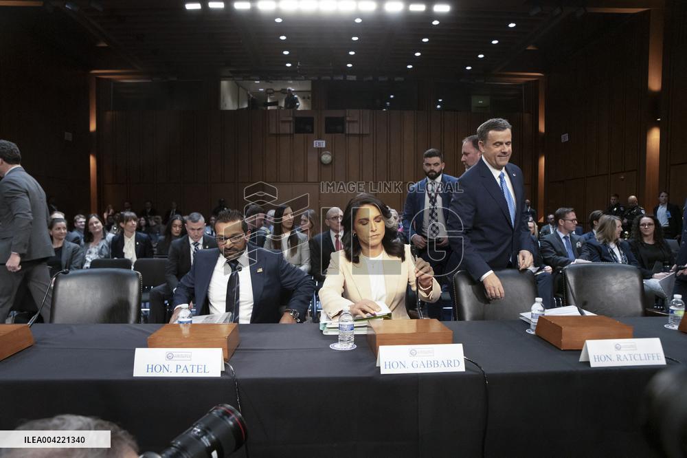 US Senate Select Committee on Intelligence Hearing Examining Worldwide Threats