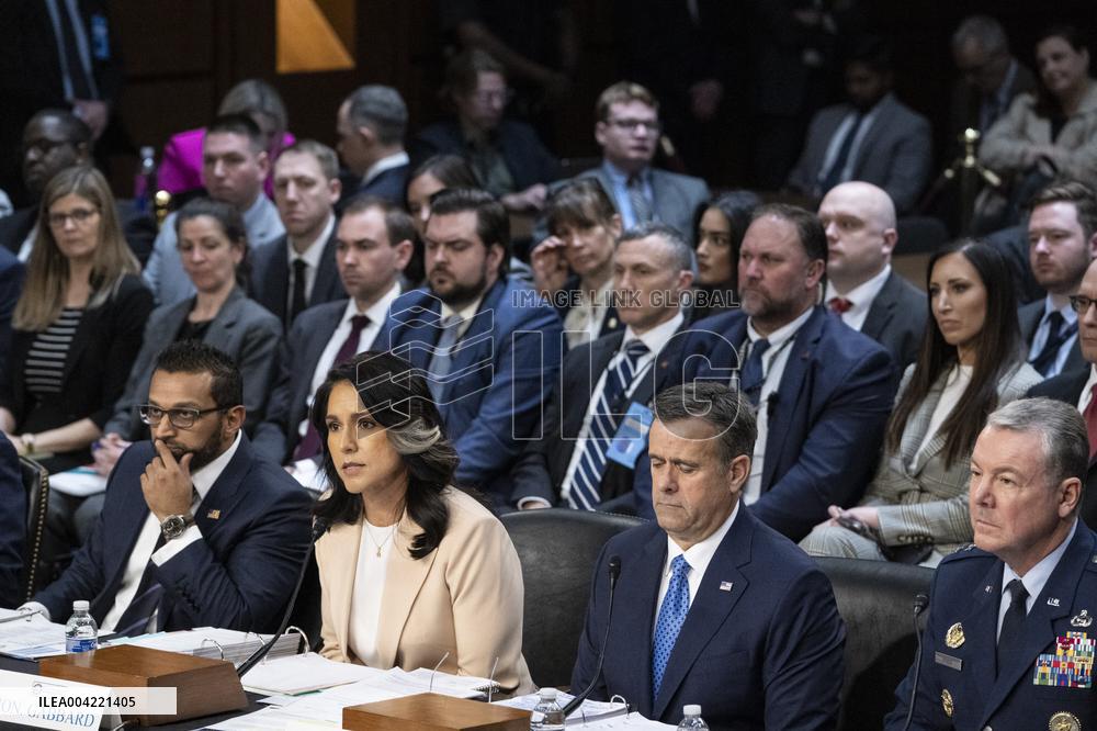 US Senate Select Committee on Intelligence Hearing Examining Worldwide Threats