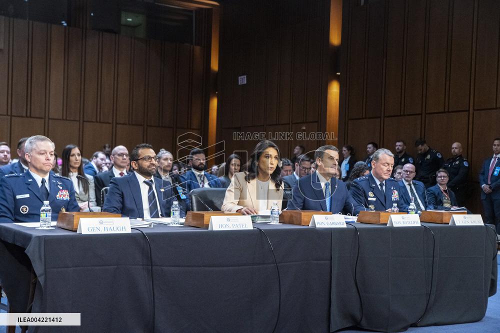 US Senate Select Committee on Intelligence Hearing Examining Worldwide Threats