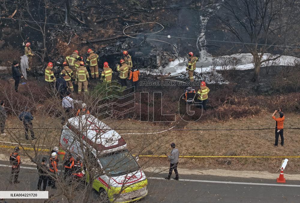 Firefighting Helicopter Crashes in South Korea