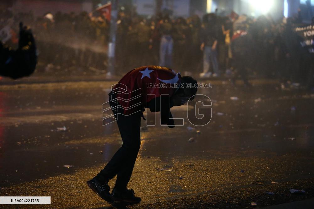 Protest After Ekrem Imamoglu's Arrest - Turkey